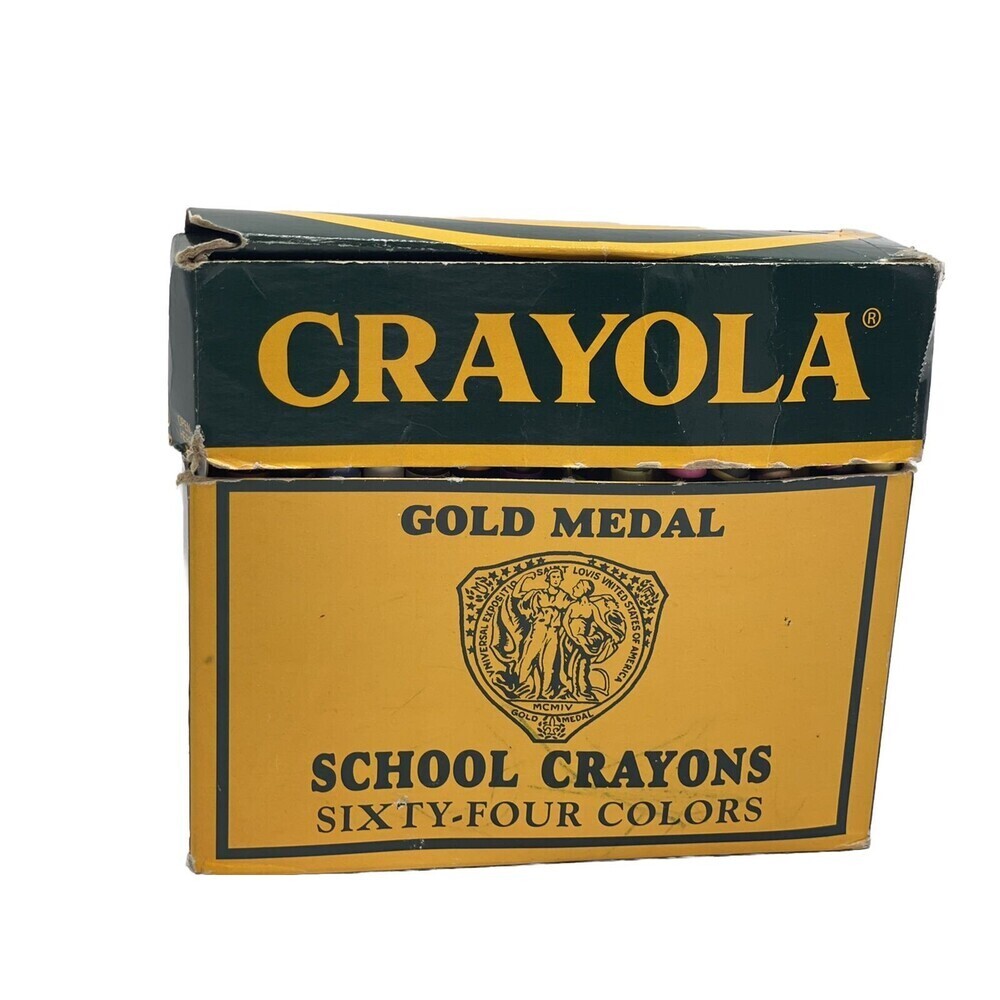 Crayola School Crayons Gold Medal No. 1616 Colors #52-3016 Replica Box